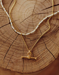 The Andy Everyday Pearl Set | 18ct Gold Plated, Pearl