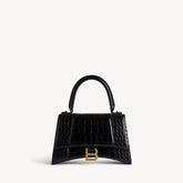 Women's Hourglass Handbag Small in Black