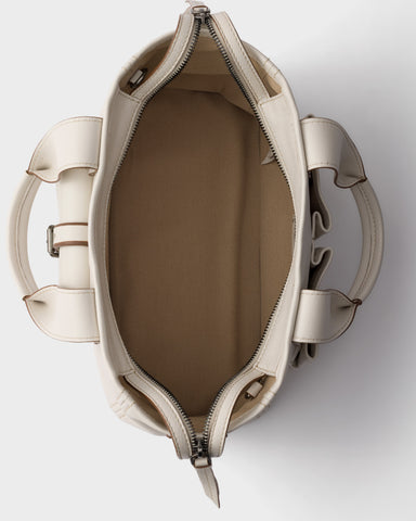 Prada Route medium leather tote bag