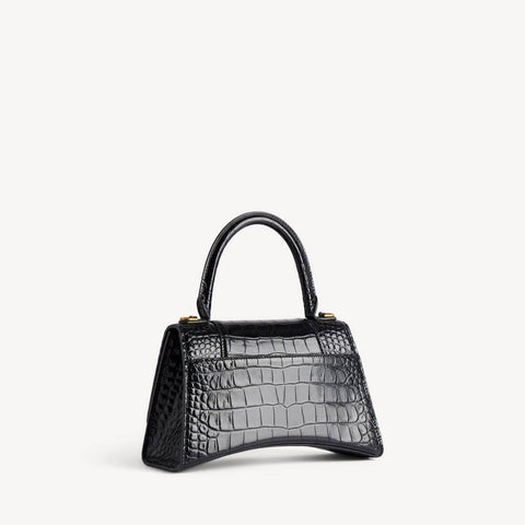Women's Hourglass Handbag Small in Black