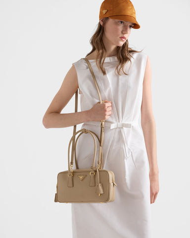Small Saffiano leather top-handle bag