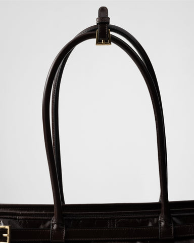 Prada Bonnie large leather handbag