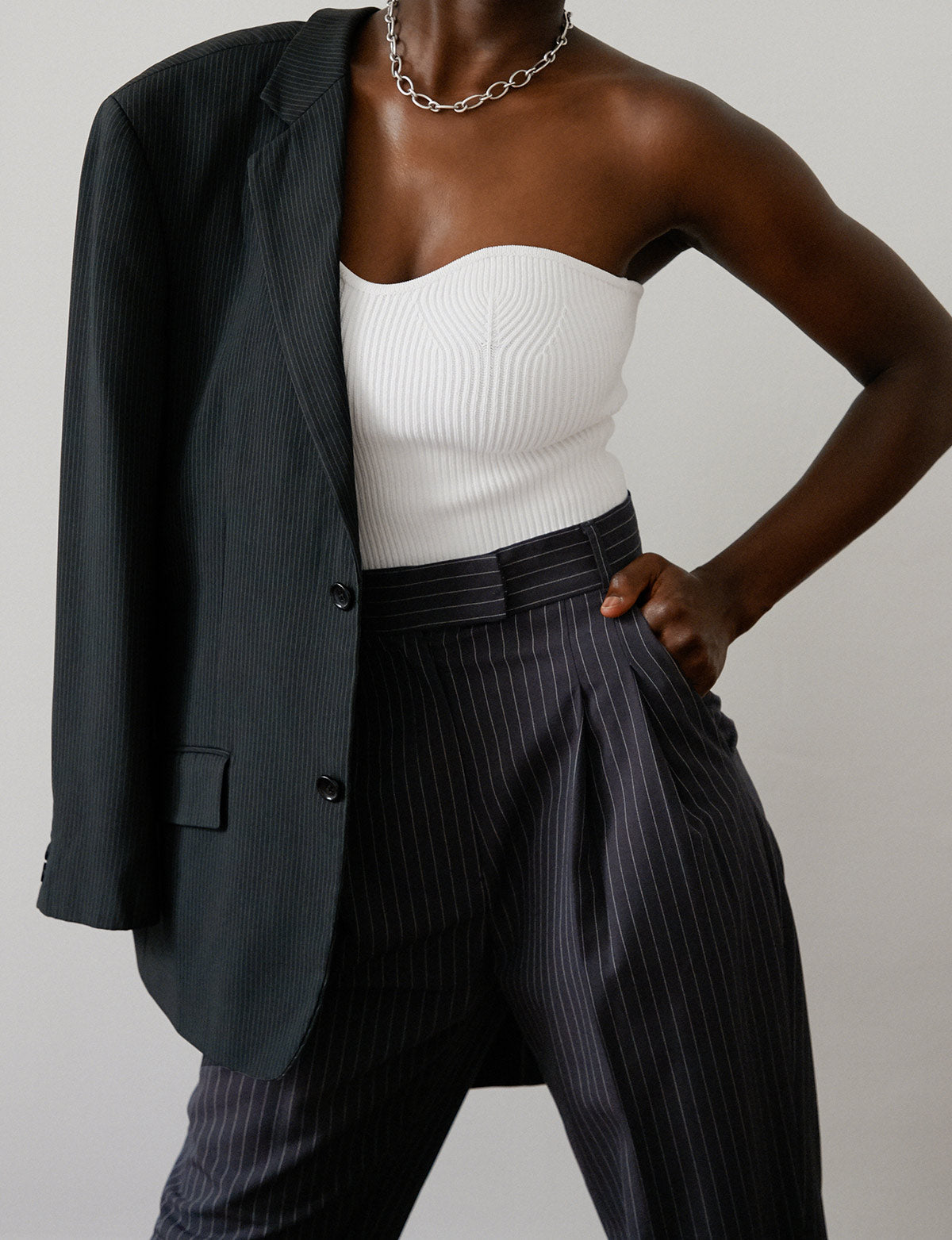 Cass Bustier Knit Top-BESTSELLER Main image