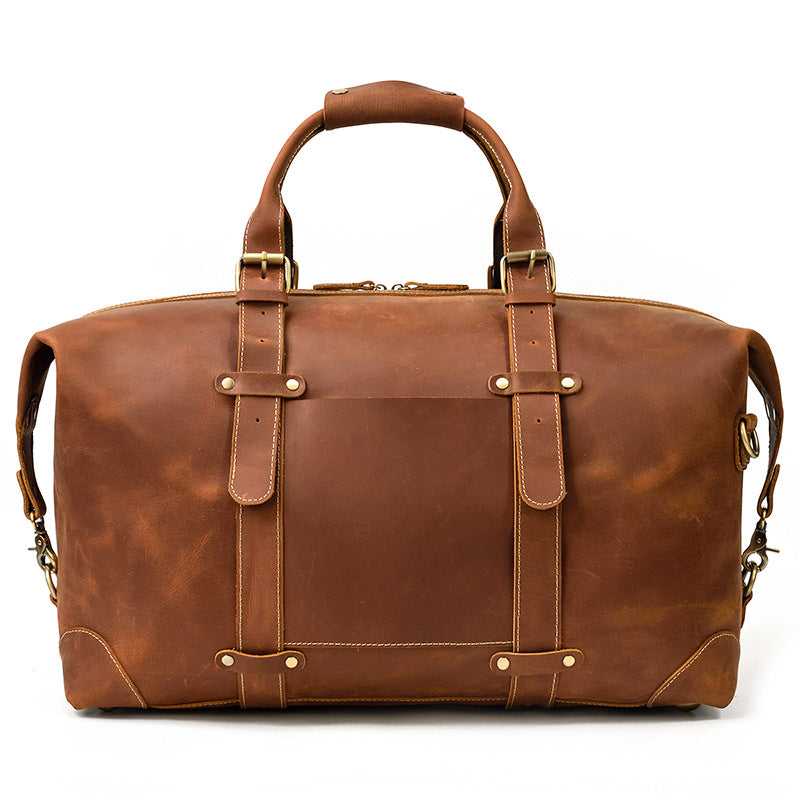 Soyego Leather Duffel Bag for Men