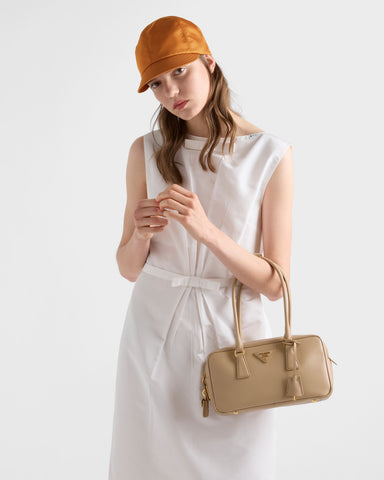 Small Saffiano leather top-handle bag