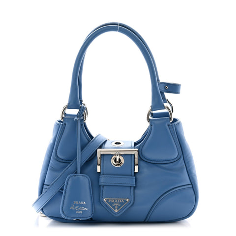 PRADA Leather Moon Re-edition Shoulder Bag
