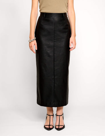 Yve Maxi Leather Skirt-BESTSELLER