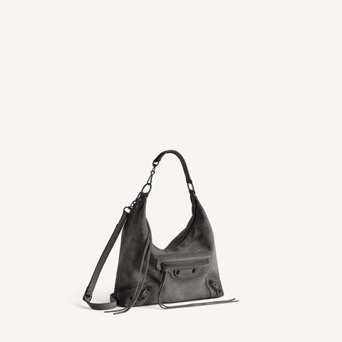 Women's Le City Hobo Bag Small in Storm Grey