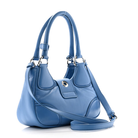 PRADA Leather Moon Re-edition Shoulder Bag