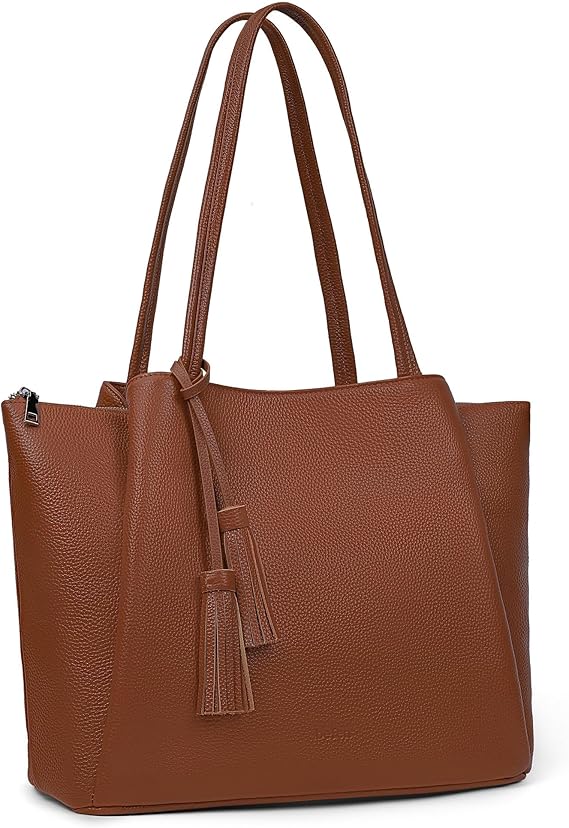 Syego Genuine Leather Tote Bag