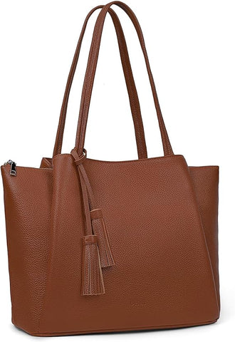 Syego Genuine Leather Tote Bag