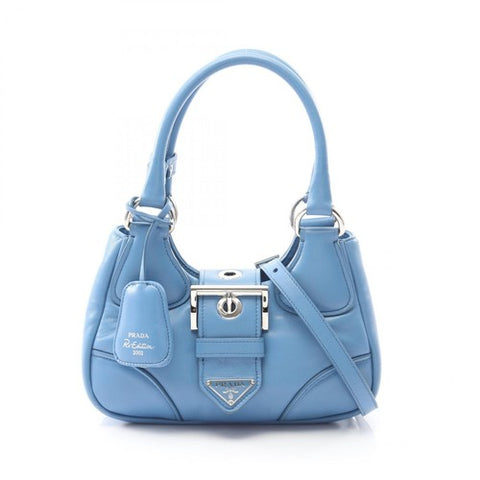 PRADA Leather Moon Re-edition Shoulder Bag