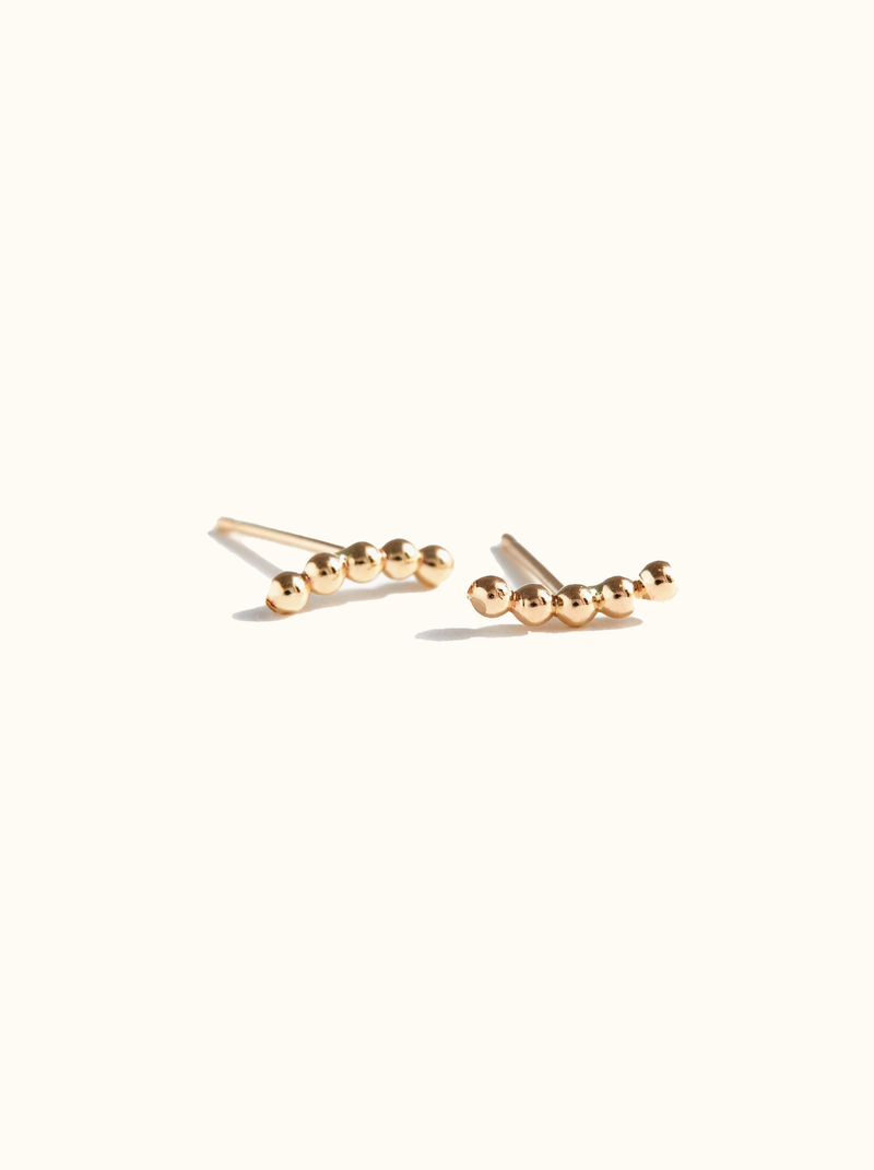 ABLE Caesar Stud Earrings - Gold