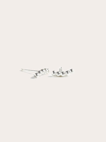 ABLE Caesar Stud Earrings - Silver