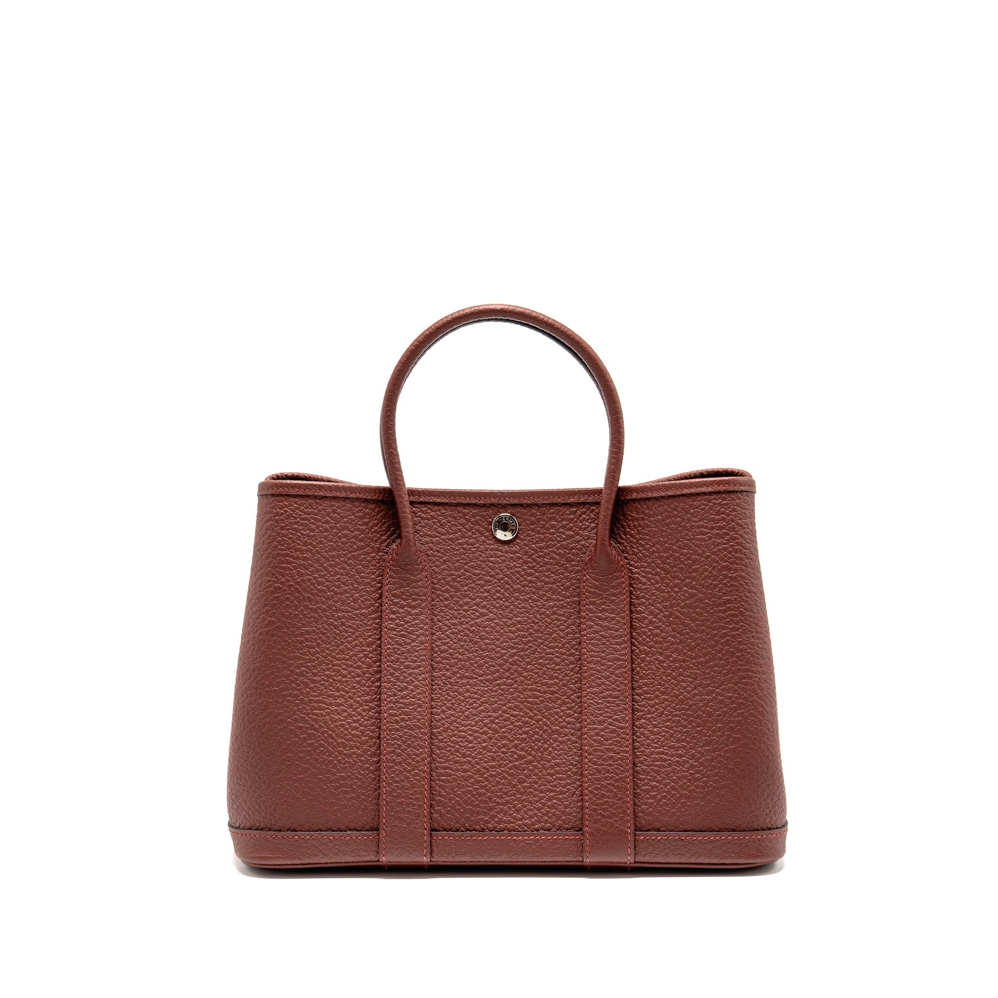 HERMES GARDEN PARTY 30 COUNTRY LEATHER ROUGE H SHW Secondary image