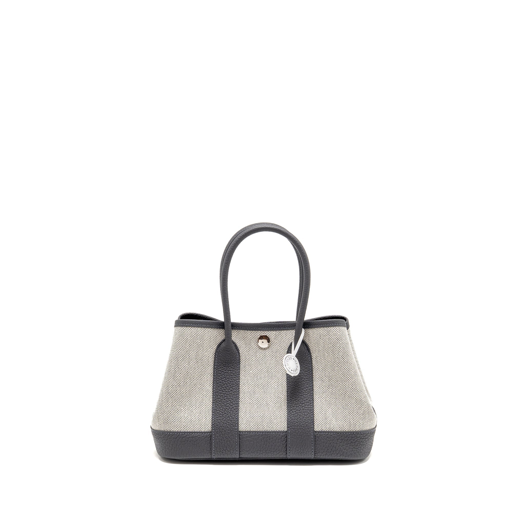 HERMES NEO GARDEN PARTY 23 CANVAS/NEGONDA ECRU/ARDOISE SHW Main image