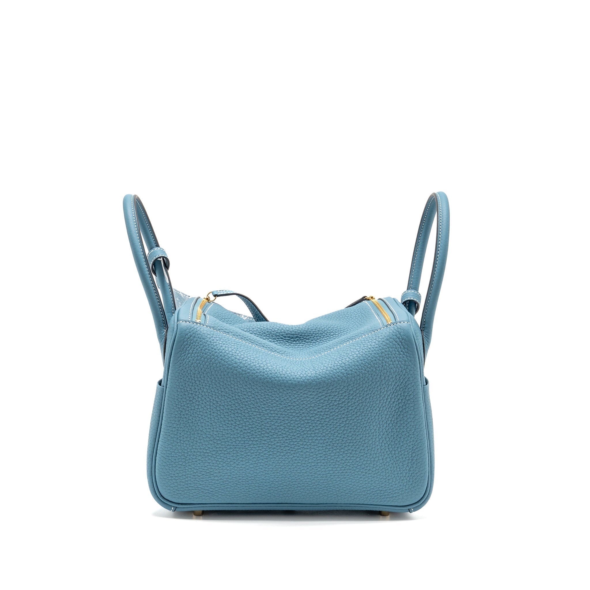 HERMES LINDY 26 CLEMENCE NEW BLUE JEAN GHW Secondary image