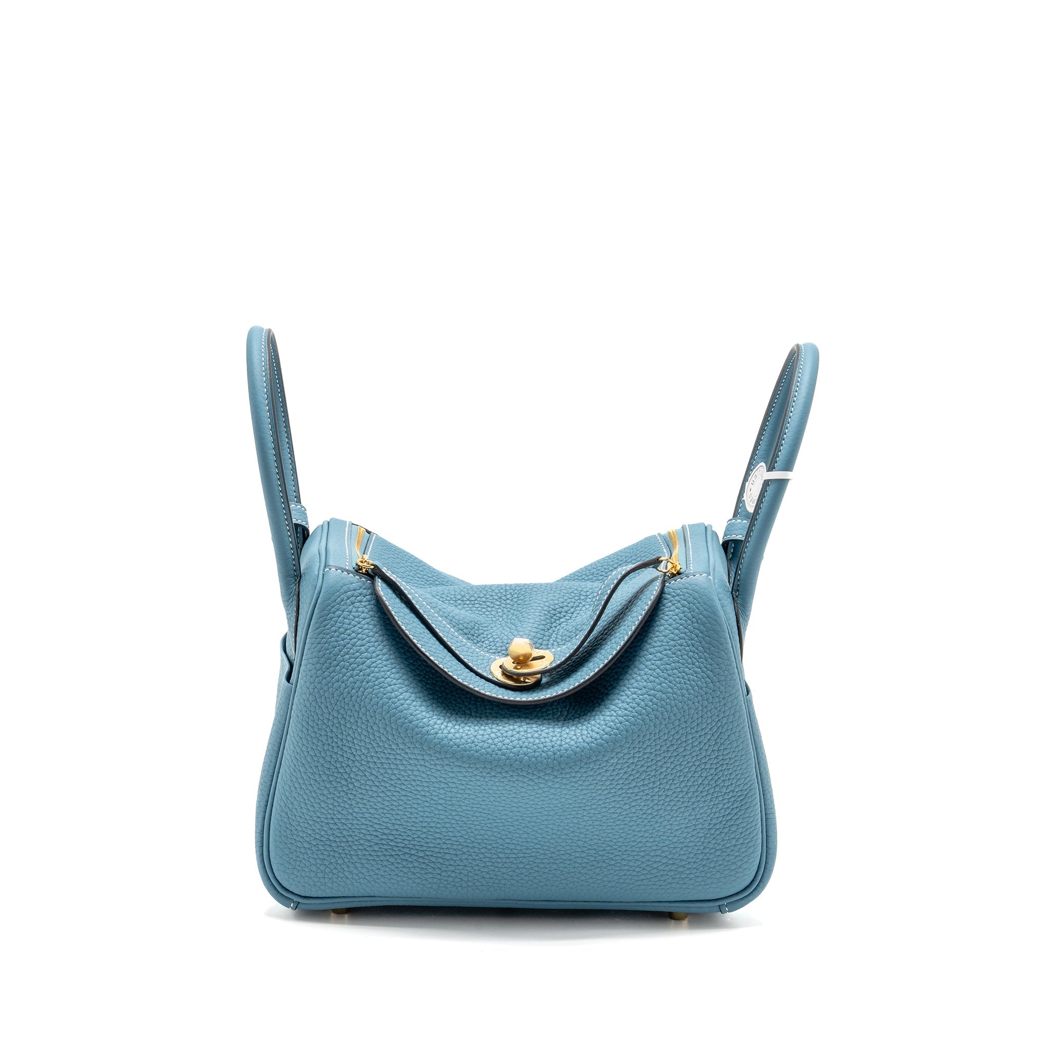 HERMES LINDY 26 CLEMENCE NEW BLUE JEAN GHW Main image