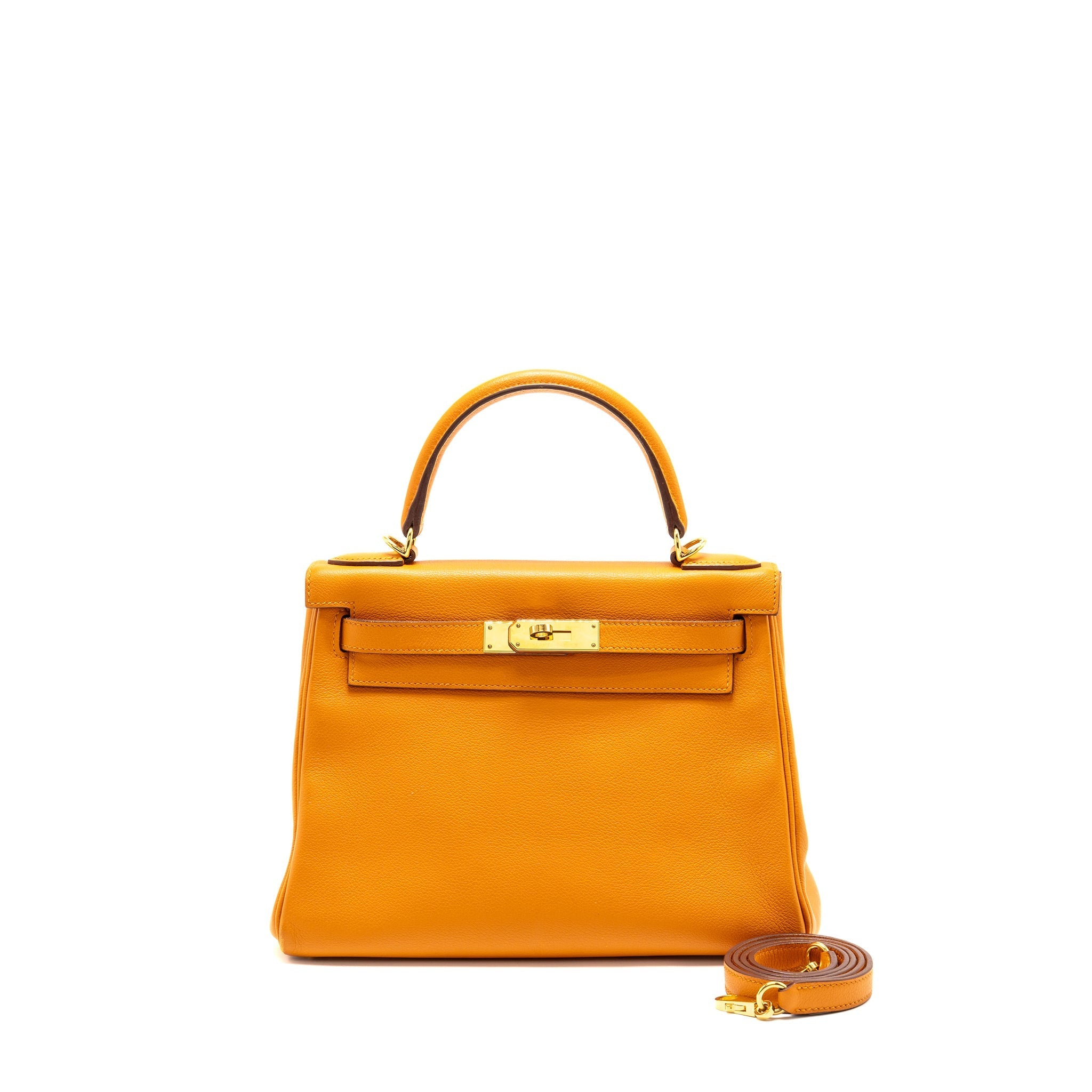 HERMES KELLY 28 EVECOLOR APRICOT GHW Main image