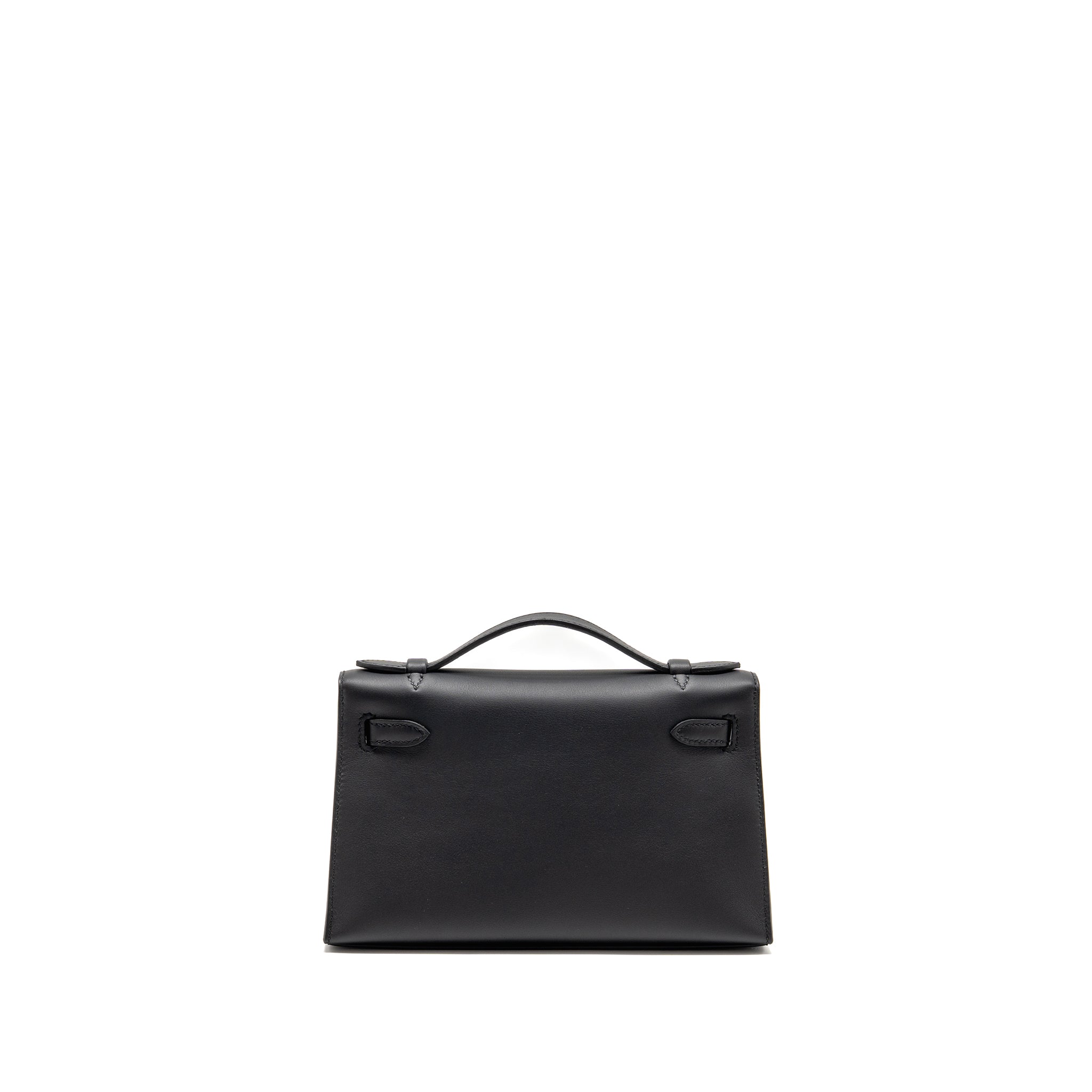 HERMES KELLY POCHETTE SWIFT BLACK SHW Secondary image