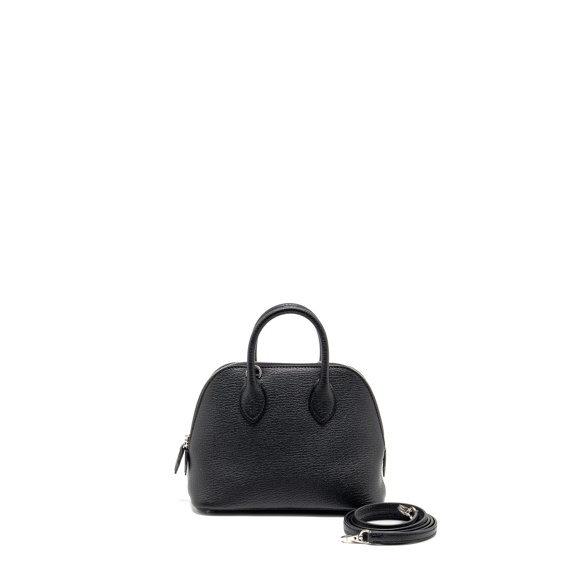 HERMES MINI BOLIDE 1923 CHÈVRE MYSORE BLACK SHW Main image