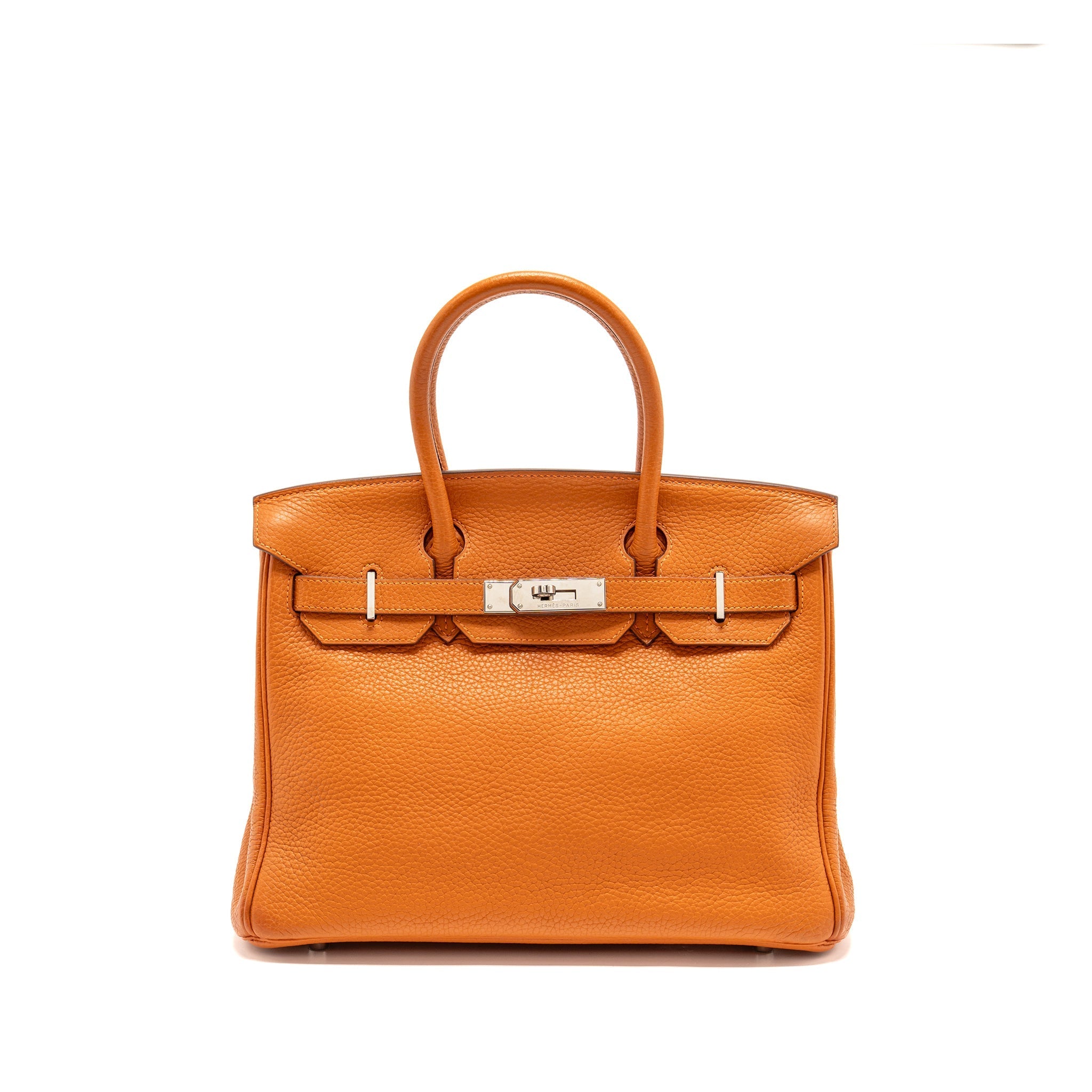 HERMES BIRKIN 30 CLEMENCE ORANGE SHW Main image