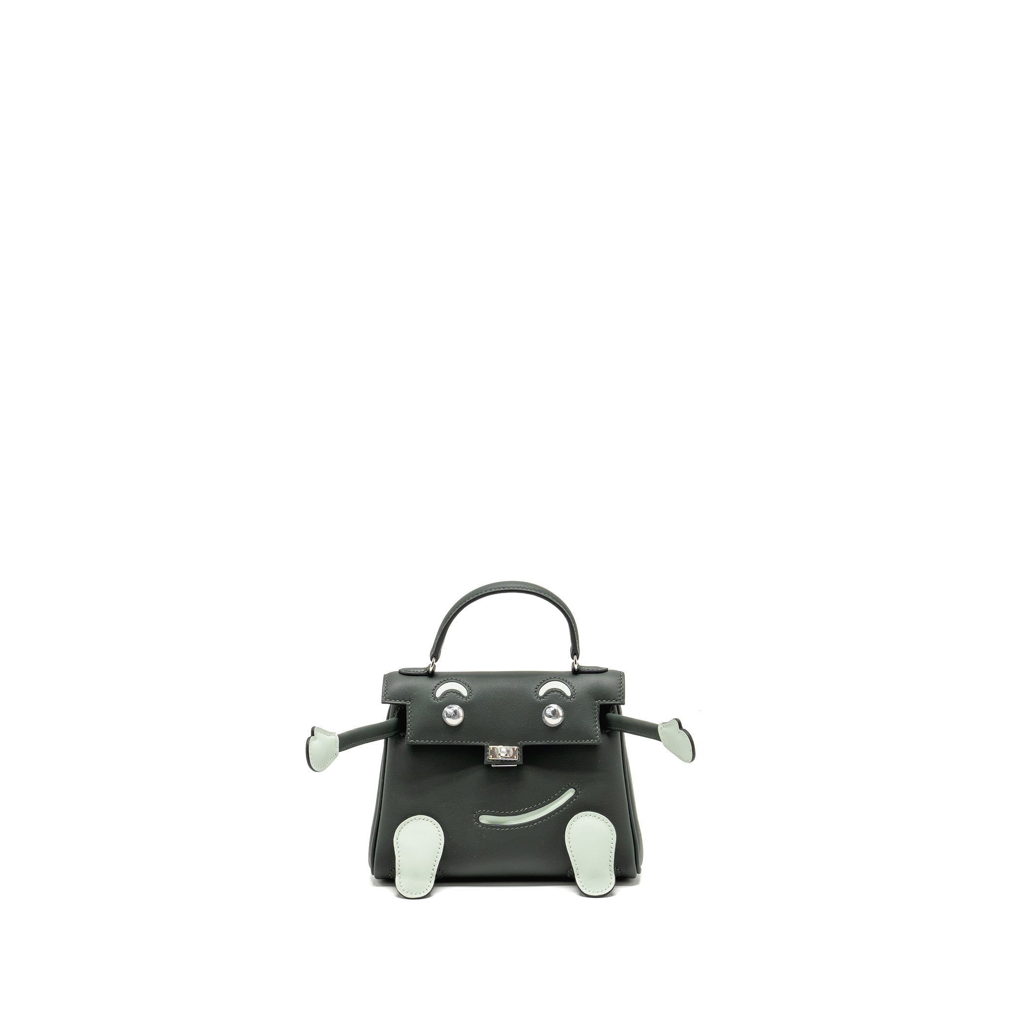 HERMES KELLY DOLE SWIFT VERT FONCE/VERT PEPPERMINT SHW Main image