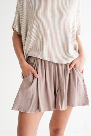 Quiet Moments Relaxed Short - Mocha
