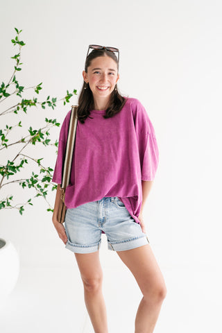 Everyday Oversized Mineral Wash Tee