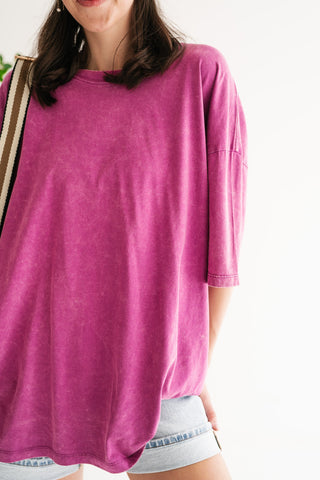Everyday Oversized Mineral Wash Tee