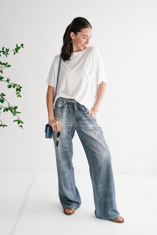 Harper High-Rise Barrel Leg Jeans