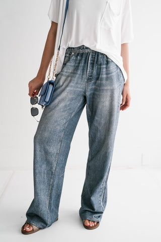 Harper High-Rise Barrel Leg Jeans