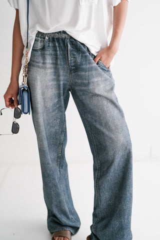 Harper High-Rise Barrel Leg Jeans