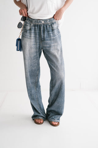 Harper High-Rise Barrel Leg Jeans