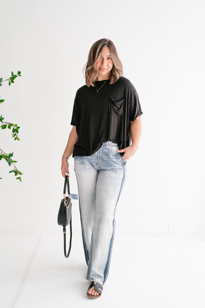 Driftline Wide Leg Denim Jean