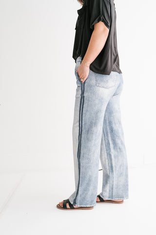 Driftline Wide Leg Denim Jean