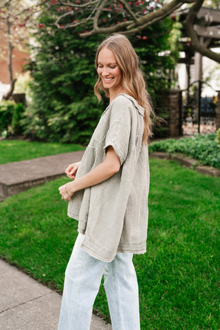 Meadow Path Babydoll Top