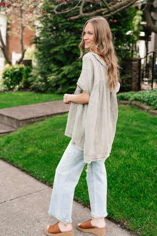 Meadow Path Babydoll Top