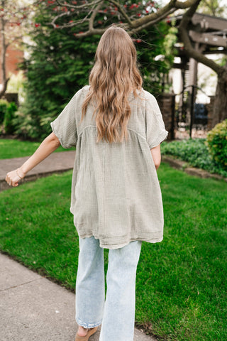 Meadow Path Babydoll Top