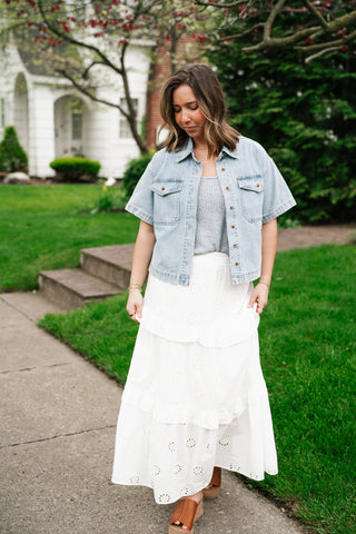 Broken In Denim Button Up Jacket