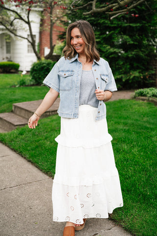 Broken In Denim Button Up Jacket