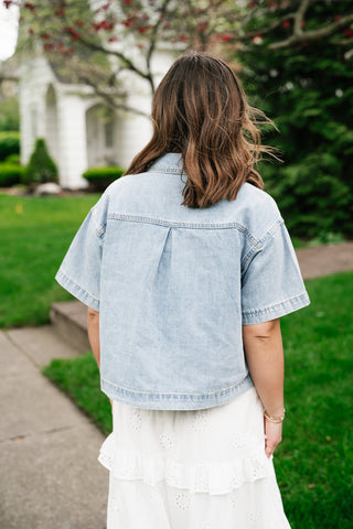 Broken In Denim Button Up Jacket
