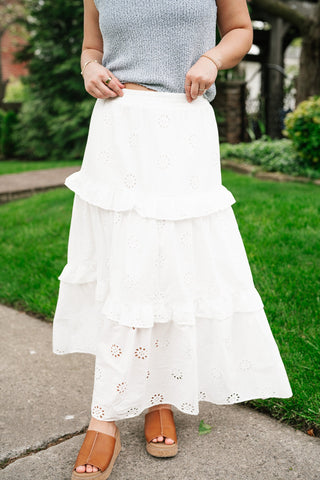 Forever Avenue Tiered Skirt
