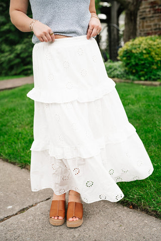 Forever Avenue Tiered Skirt