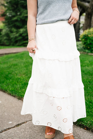 Forever Avenue Tiered Skirt