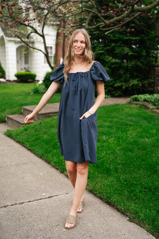 Always Right Puff Sleeve Mini Dress