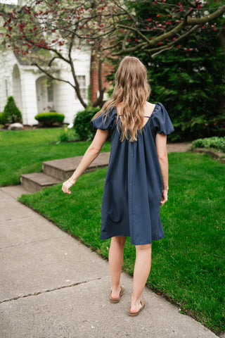 Always Right Puff Sleeve Mini Dress