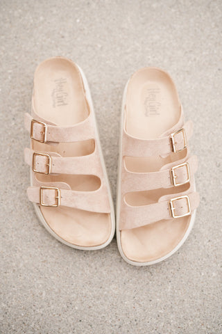 Faye Triple Strap Platform Sandal