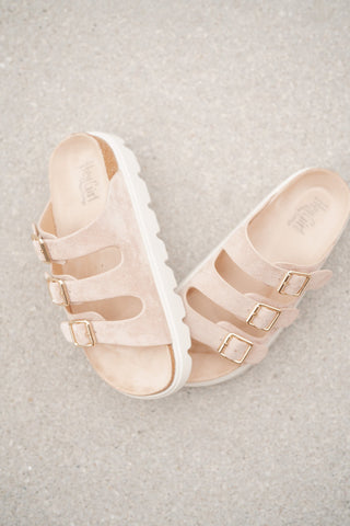 Faye Triple Strap Platform Sandal