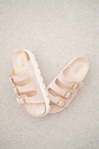 Faye Triple Strap Platform Sandal